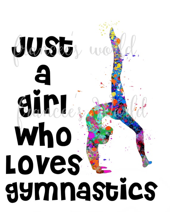 Gymnastics t shirt transfer,PNG ,Gymnast,Gymnastics Art, Just a girl