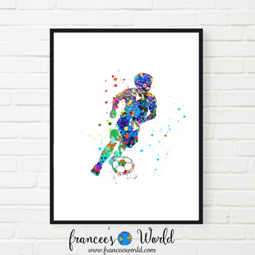 Soccer Print Soccer Gift Printable Girl Soccer Wall Art - Etsy