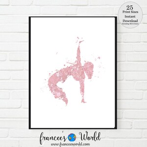 hip hop dancer hip hop dancer PRINTABLE  pink hip hop art hip hop Dorm art dancer picture hip hop dancer poster hip hop watercolor,