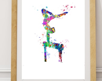 Gymnastics Gift, Gymnastic Picture-Art Poster, INSTANT DOWNLOAD, Gymnastic Poster, Gymnastic Art, Gymnastic Sport Print,Gymnastic girl gift