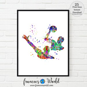 Impressão de polo aquático, Arte de polo aquático, Imprimível, Arte em aquarela, Arte de quarto de adolescente, presente de polo aquático, Esporte aquático, Esporte masculino, imagem de polo aquático