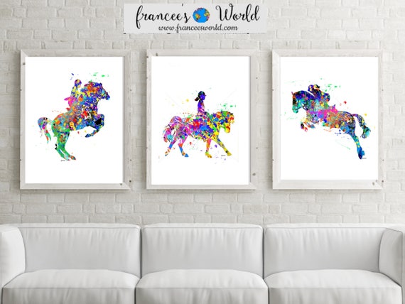 Equestrian Gift, Horse lover gift, Horse owner gift, Wall Art, Horse Printable, Girl Equestrian art, horse print, horse rider gift,horse art Il_570xn