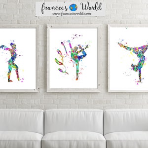 Gymnastics Gift,Gymnast teen gift 12 Prints Gymnastics Wall Art, Gymnastic Printable, Gymnastics,Sport Print, Gymnast-girl room decor image 2