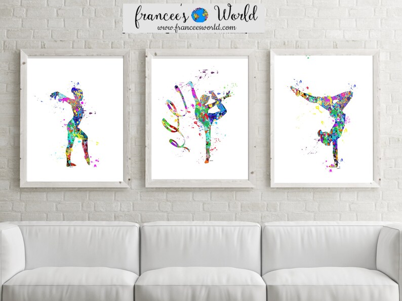 Gymnastics Gift,Gymnast teen gift 12 Prints Gymnastics Wall Art, Gymnastic Printable, Gymnastics,Sport Print, Gymnast-girl room decor image 2