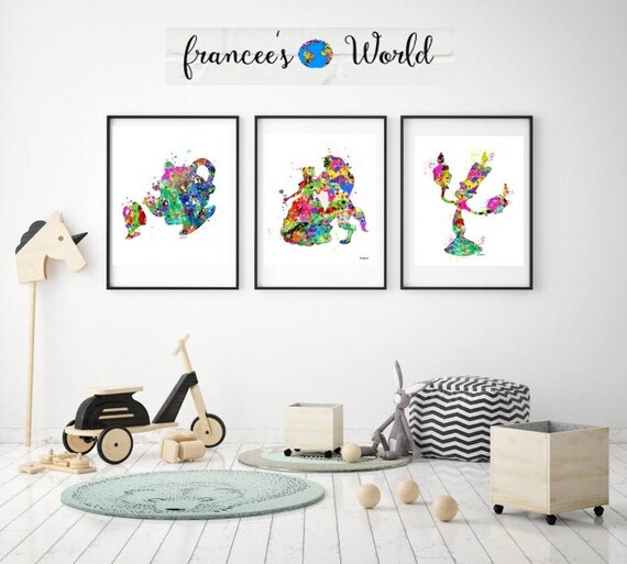 Beauty And The Beast Set Mrs Potts Chip Lumiere Beauty And