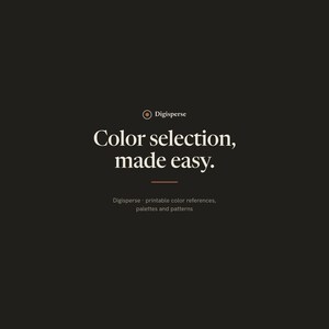 Digisperse — color selection made easy