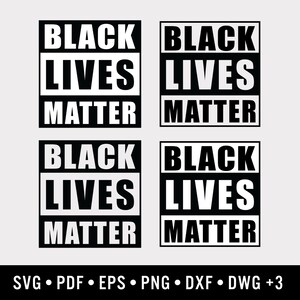 BLM Typography Graphic | Includes 9 File Formats | For Design, Print, Die Cut, Sublimation, CNC