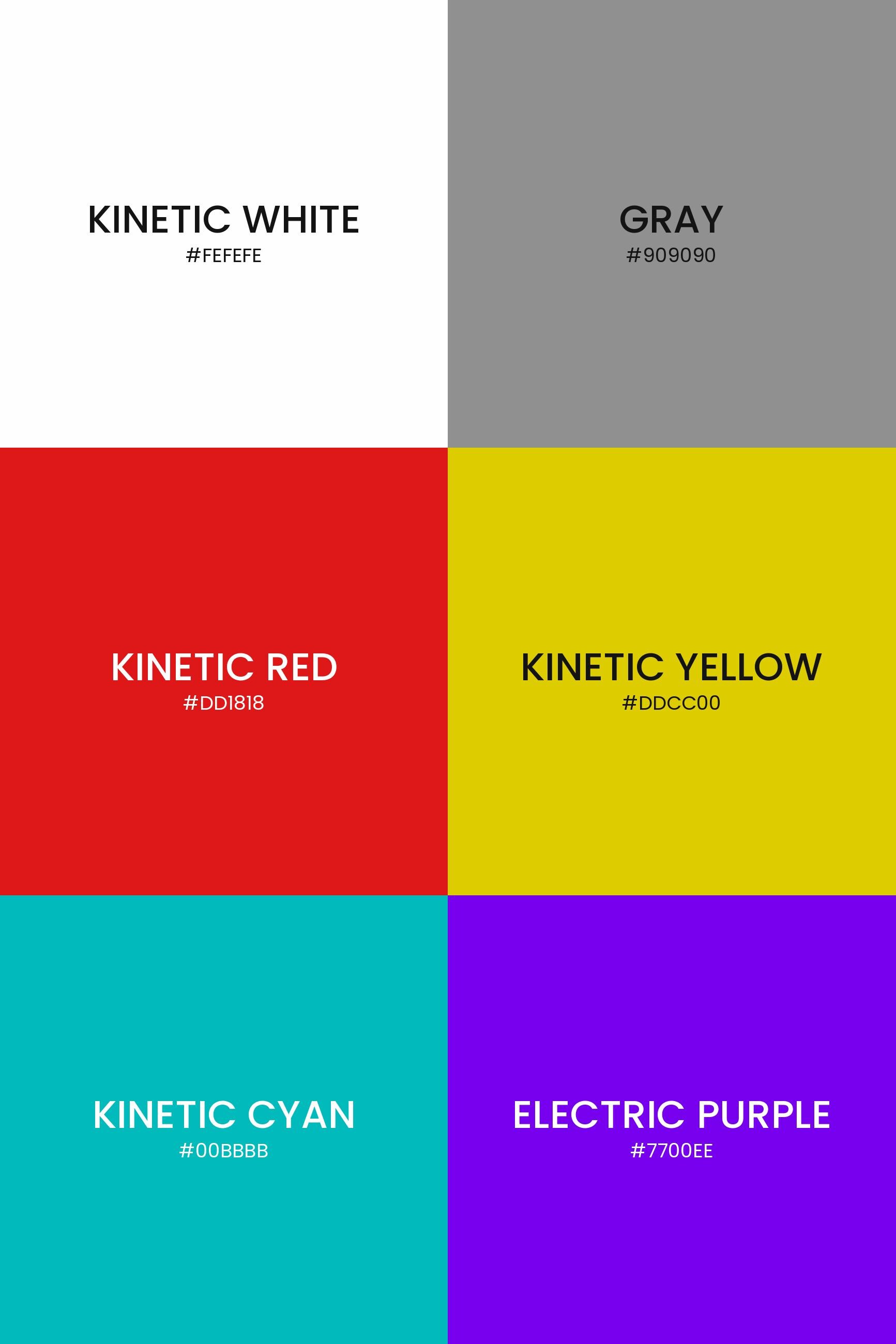 Kinetic Art Color Palette | 30 Colors | HEX RGB CMYK | Procreate ...