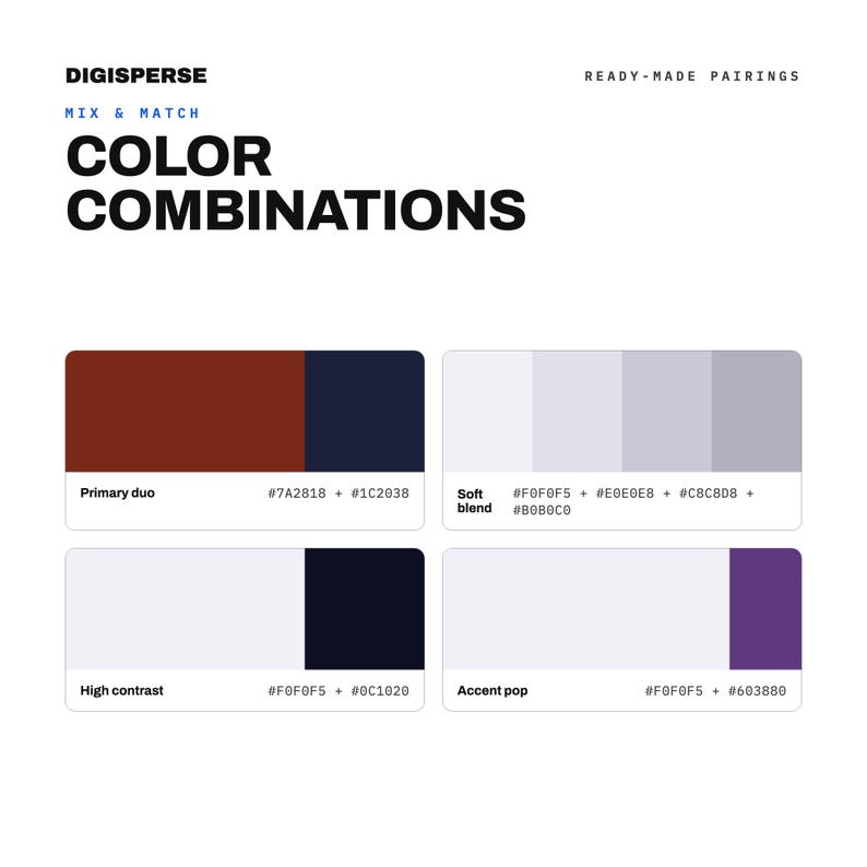 Brooding Color Palette | 30 Colors | Hex RGB CMYK | Color Guide ...