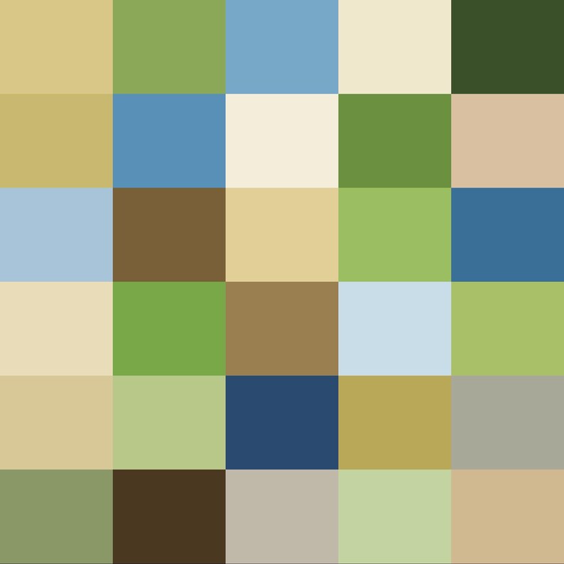 Dune Grass Color Palette | 30 Colors | HEX RGB CMYK | Procreate ...