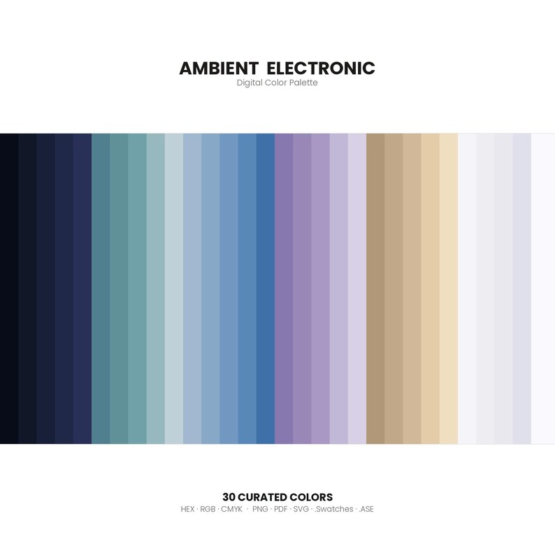 Ieee Color Ambient Electronic Color Palette | 30 Colors | Hex RGB CMYK | Color ...