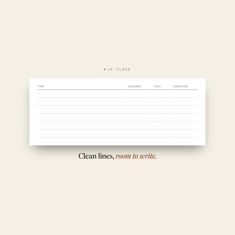 Collection Inventory Planner Insert | Collection Log | GoodNotes iPad PDF | Digital Download image 9