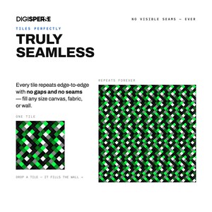 Binary Code Argyle Seamless Pattern | Multi-Color Digital Paper (svg, png, jpg, pdf, pat) image 4