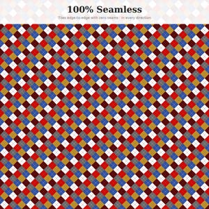 Constructivism Argyle Seamless Pattern | Multi-Color Constructivism Argyle | .png .jpg .svg .pdf .pat | Digital Paper | Fabric & Surface Des image 4