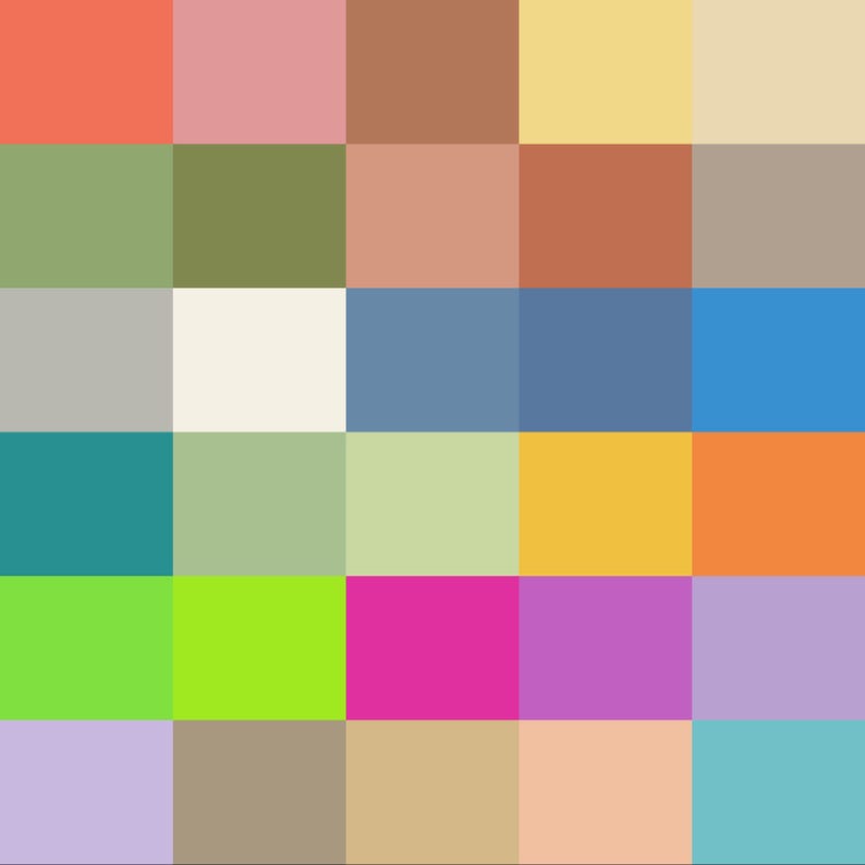 Buy Summer 2026 Color Palette | 30 Colors | Hex RGB CMYK | Procreate ...