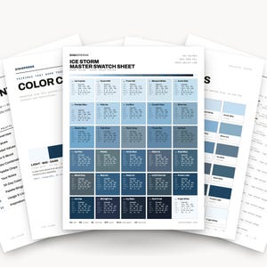 Ice Storm Color Palette | 30 Procreate Swatches, HEX, RGB, CMYK (Digital Download)