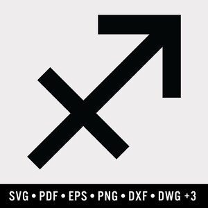 Sagittarius Graphic | Includes 9 File Formats | For Design, Print, Die Cut, Sublimation, CNC