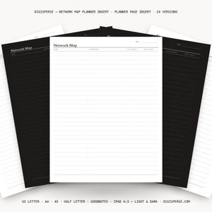 Founder Planner | Network Map | GoodNotes + iPad PDF | Instant Download