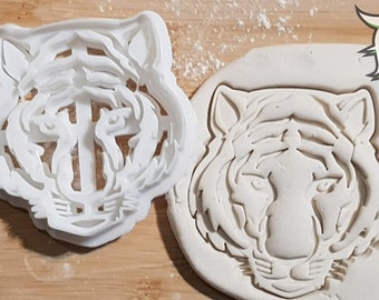 3D Print Cookie Cutter Tiger Head Cooking Cutter, Clay Cutters, Biscuit Cookie Cutter Party Favors