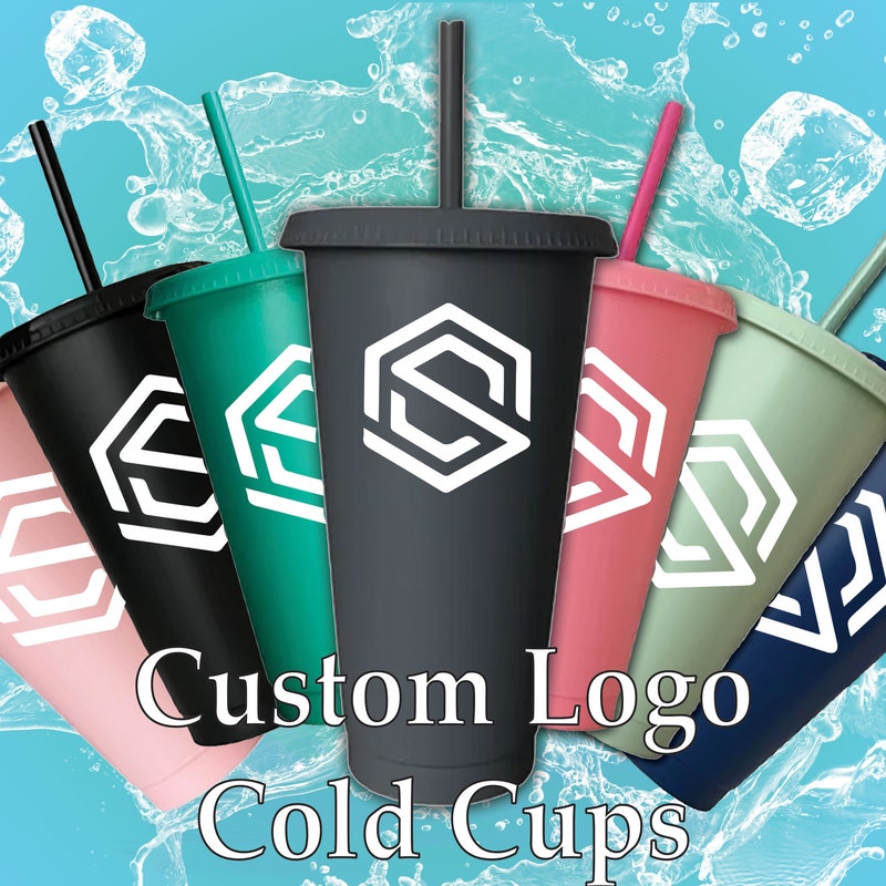 Plastic Cup Own Logo - Etsy UK