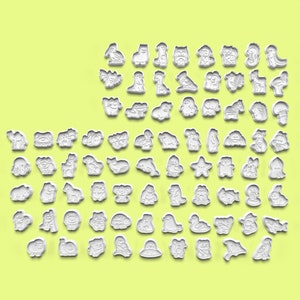Animal Cookie Cutters & Fondant Stamp Set: Wild Animal Theme