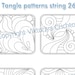 see more listings in the Strings zentangles. section