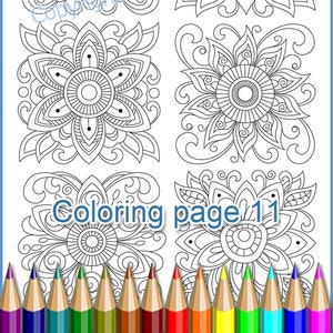 Malseite 11 für Erwachsene. Zentangle Coloring Antistress, eine durchscheinende Vorlage zum Selbstzeichnen einer Zentangle-Kunst, PDF.