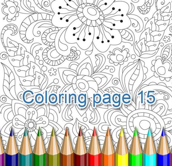 Pagina da colorare 15 per Zentangle da colorare antistress