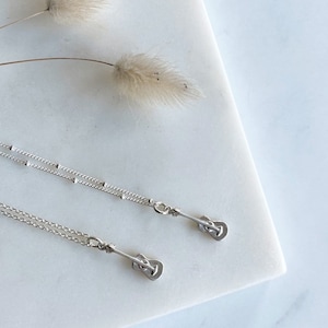 GUITAR | Necklace in Silver