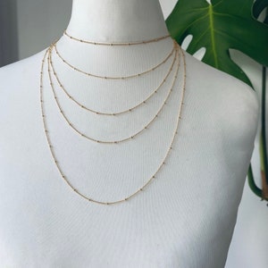 SATELLITE | Stacking Chain in Gold Vermeil