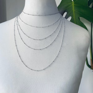 SATELLITE | Stacking Chain in Silver