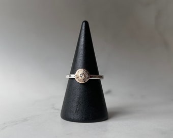 URCHIN | Diamond Ring in Silver and Gold