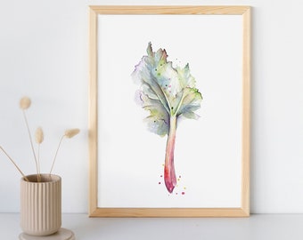 Fresh: rhubarb A4