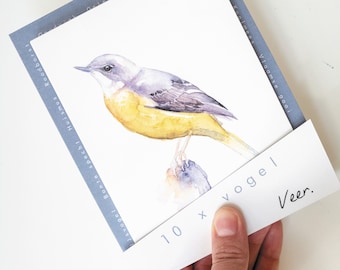 set of 10 birds
