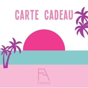Carte cadeau du montant de votre choix