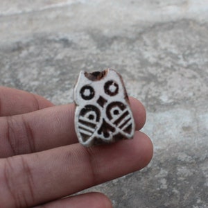 Artistic Owl Block Print Wood Stamps for Textile Printing | Handcrafted and Personalized, Stamp Blocks