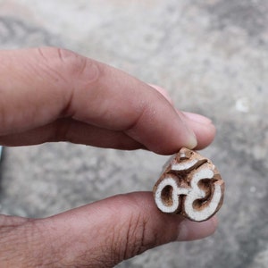 Timbro con stampa a blocchi Om Timbro indiano in legno Intaglia blocco Timbro con stampa a blocchi Timbro in tessuto Aum per la stampa Timbro per la fabbricazione di sapone spirituale Meditazione