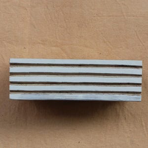 Striped Border Block Print Stamp Line Border Print Stamp Hand Carved Wooden Stamp Hand Carved Stamp Textile Printing Block Geometric Border