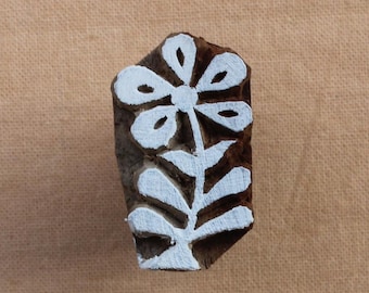 Flower Block Print Stamp Indian Textile Block For Printing Indian Wood Block Stamp Floral Block Print Stamp Kids Craft Soap Stamp Wedding