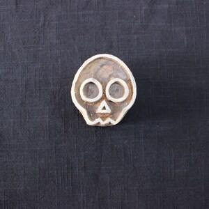 Handmade Skull Block Print Stamp, Textile Printing