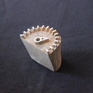 スピードメーター ファブリックスタンプ 手作りブロックプリントスタンプ インドスタンプ 印刷用インドテキスタイルプリントブロック 手彫り石鹸作りスタンプ