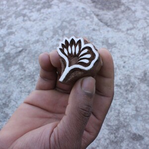 Card Making Stamp Hand Carved Block Print Stamp Card Stamp Stamp Hand Carved Textile Printing Block For Printing Floral Soap Making Stamp