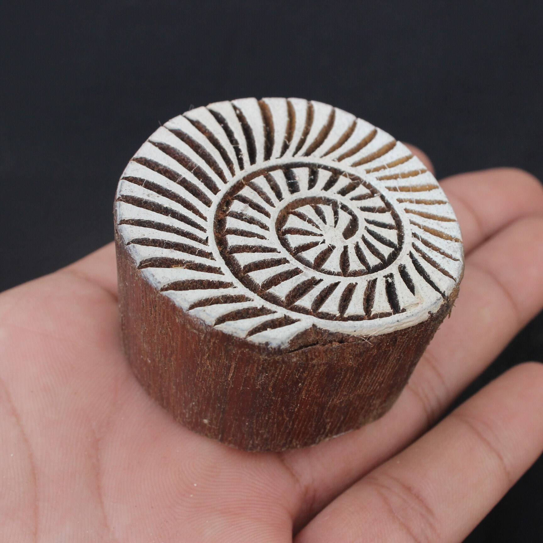 Stamp Using Shell Handmade Sea Shell Hand Carved Stamps-shell Crafts Wooden Stamps for ...