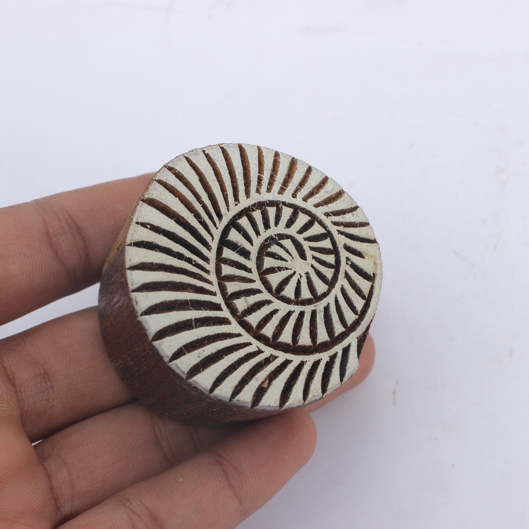 Stamp Using Shell Handmade Sea Shell Hand Carved Stamps-shell Crafts Wooden Stamps for ...