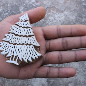 Sello de madera con forma de árbol de la vida Sello de meditación Sello de impresión en bloque indio Bloque textil indio para impresión Fabricación de tarjetas Sello para fabricación de jabón
