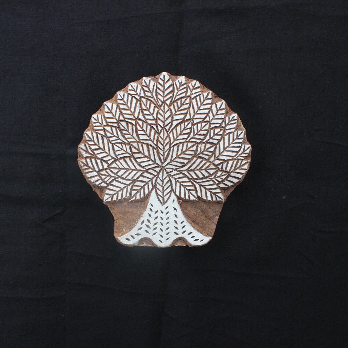 Tree Of Life Block Print Stamp Hand Carved Wooden Block Stamp Etsy