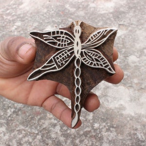 Schmetterling Block Stempel Indianer Block Druck Stempel Insekten Block Druck Stempel schnitzen Textildruck Block Für Druck Hand schnitzen Seife Stempel