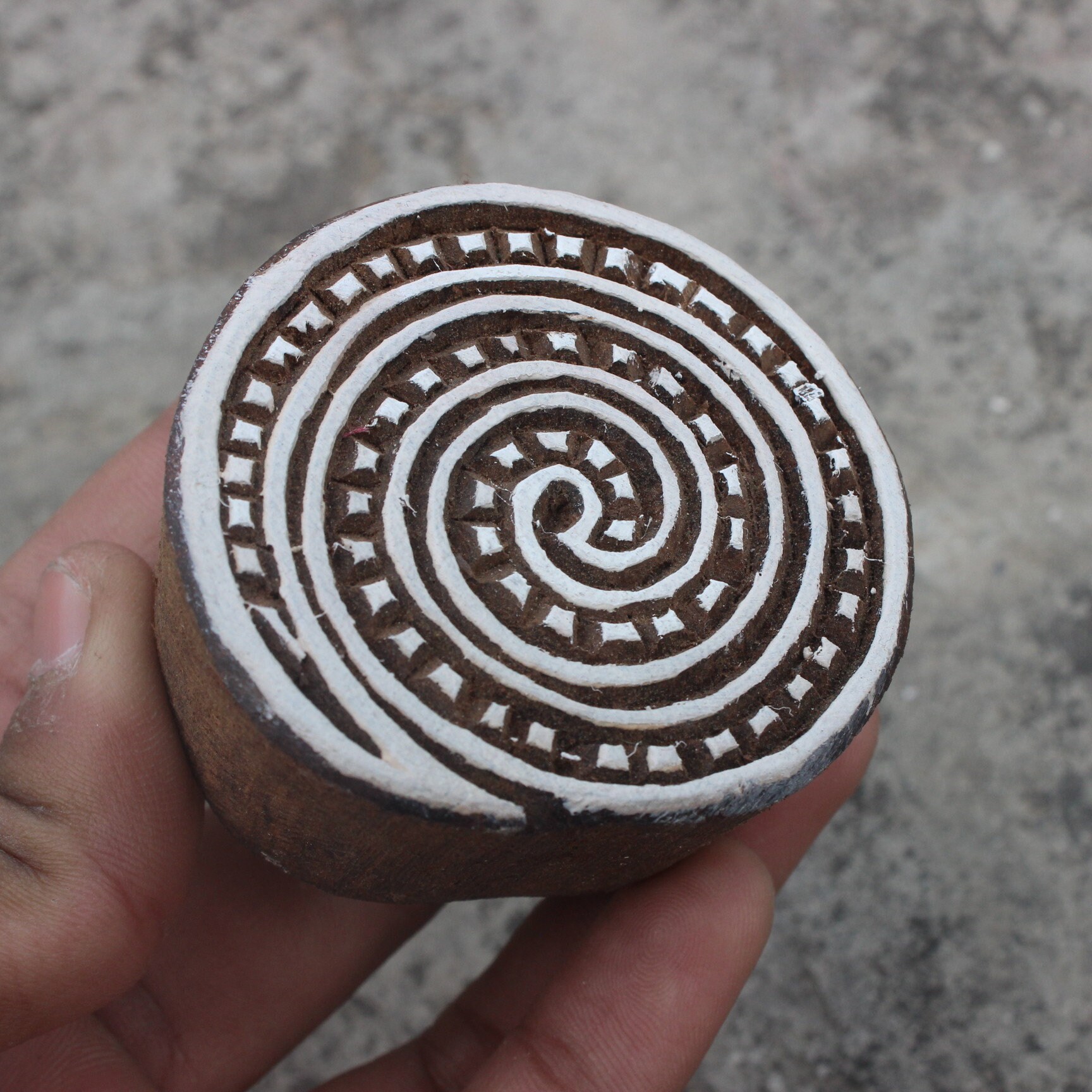 Stamp Using Shell Handmade Shell Wooden Stamps-hand Carved-sea Shell Celtic Wooden Stamps ...
