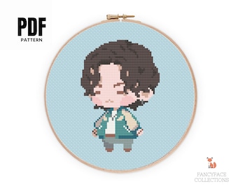 ITS Agust D Haegeum Cross Stitch Pattern PDF