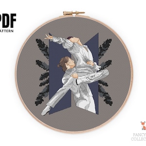 Black Swan Jungkook und Jimin Kreuzstichmuster PDF